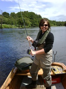 anne wearing her life vest on the tay