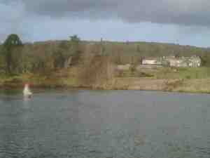 Tabitha fishing for Grayling.