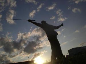 Lee Cummings Sage Pro Guide at the CLA 2009