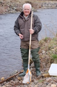 Cliff working on The River Fly Survey