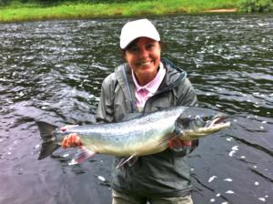 Anne Woodcock Ladies Fishing Club Chairman