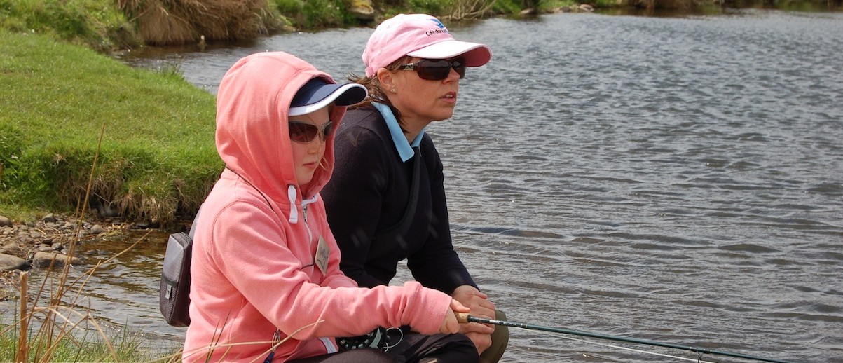 Anne Woodcock organises fishing days for women. She is the Marketing Director at FishPal and has a weekly show on CVFM Radio