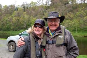 Lucy with Cliff Johnston